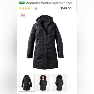 EUC LL Bean Winter Warmer Coat